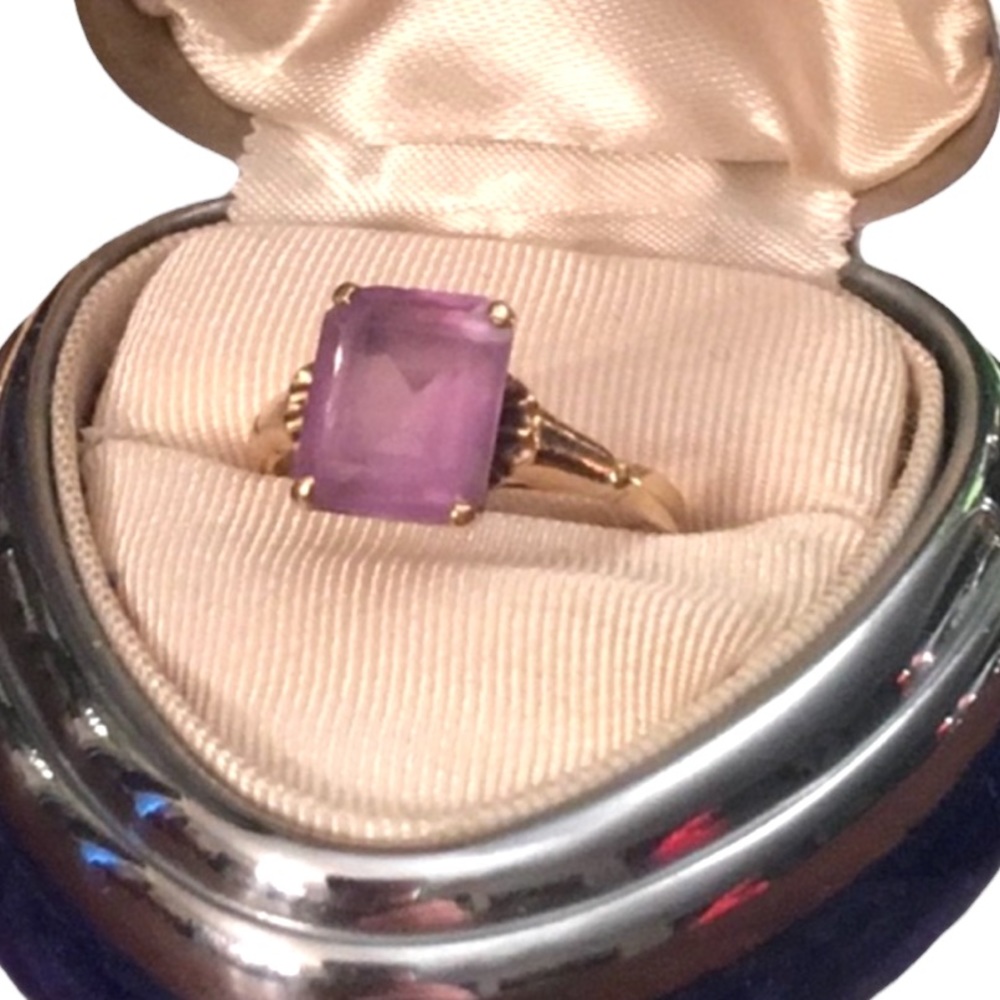 10k Gold & Amethyst Vintage ring vintage 1930s